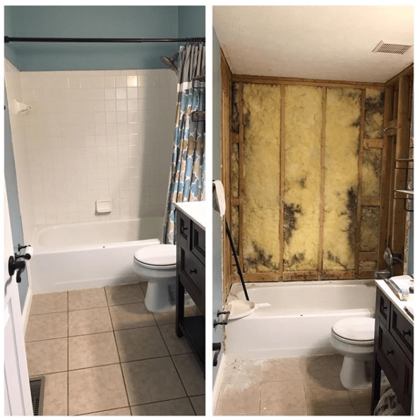 bathroom side by side