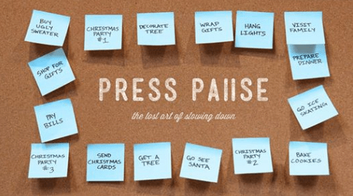 press pause